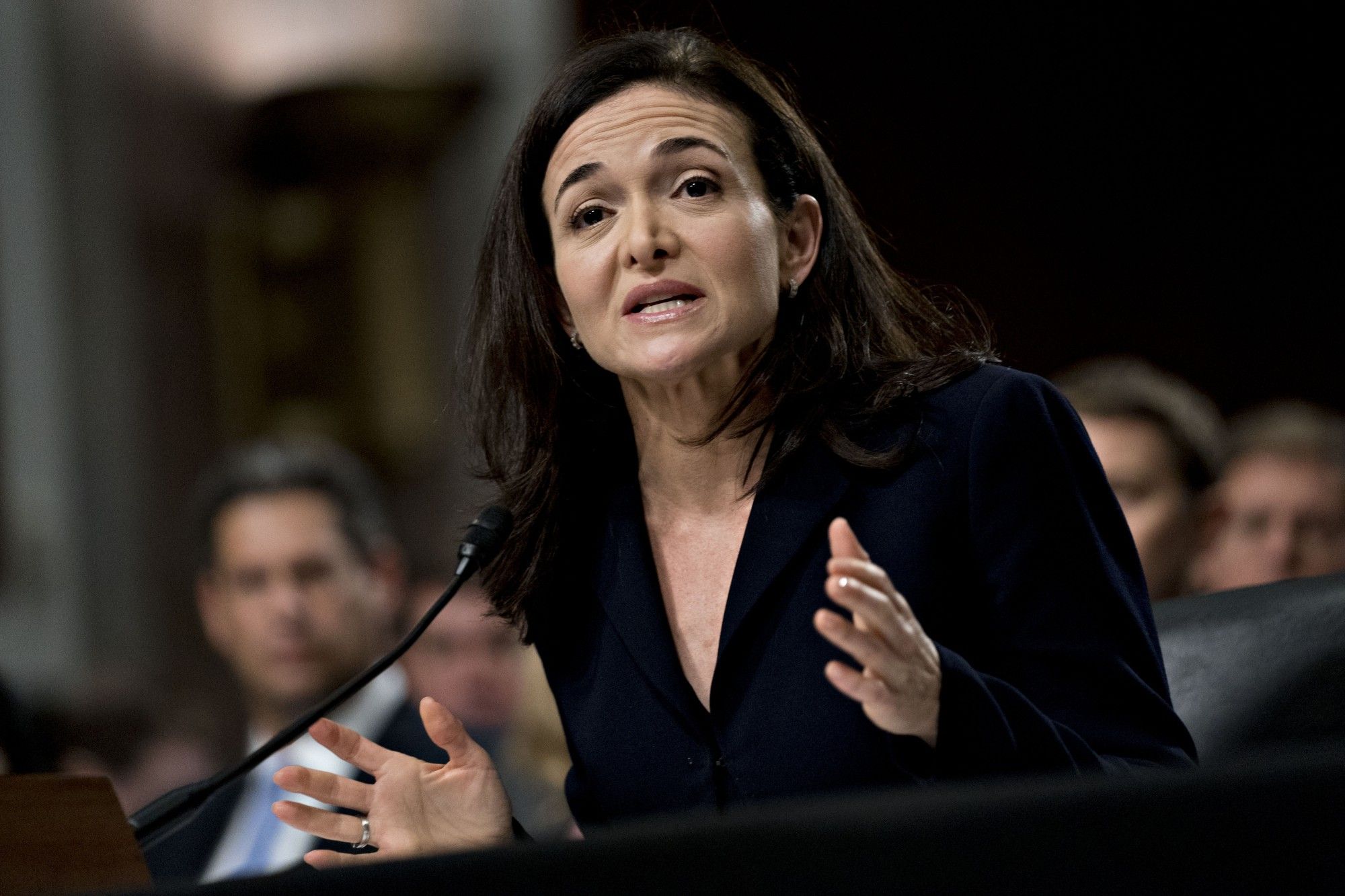 Twitter CEO Dorsey And Facebook COO Sandberg Testify Before Senate Intelligence Committee