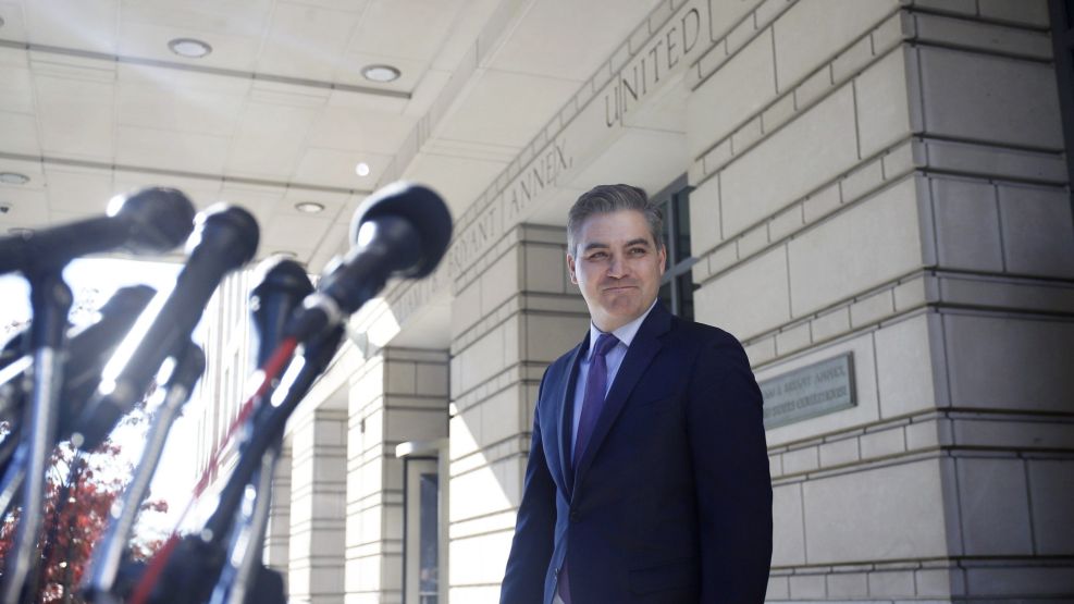 CNN Anchor Jim Acosta Appears at U.S. District Court for Lawsuit Against Trump Administration