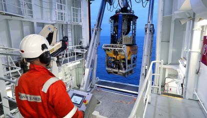 Así fueron los momentos de búsqueda con los ROVs.
