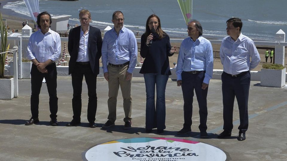Verano. Vidal anunció ayer promociones desde Mar del Plata.
