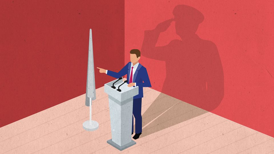 Sombra. Civiles, elegidos con voto popular limitan derechos como las dictaduras militares.
