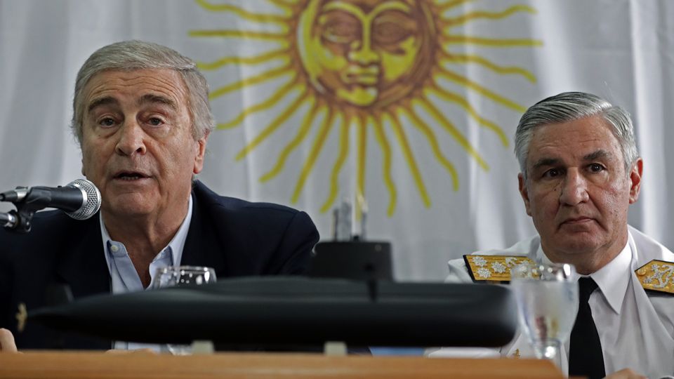 Conferencia de prensa del Ministro Aguad