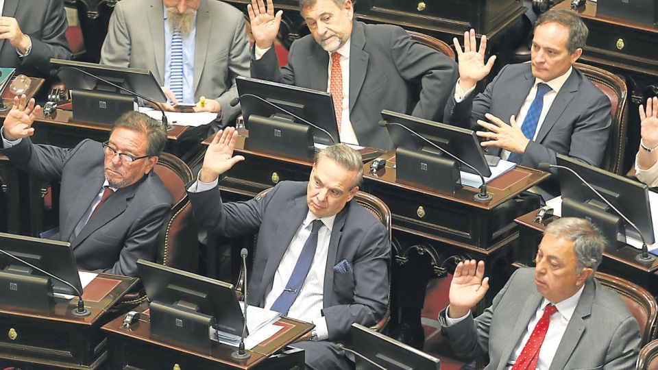 Oposición. La aprobación del Presupuesto dio aire momentáneo al Gobierno.