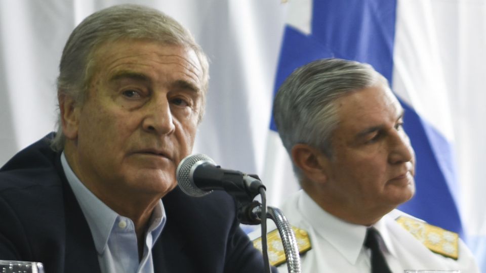 El ministro de Defensa, Oscar Aguad.