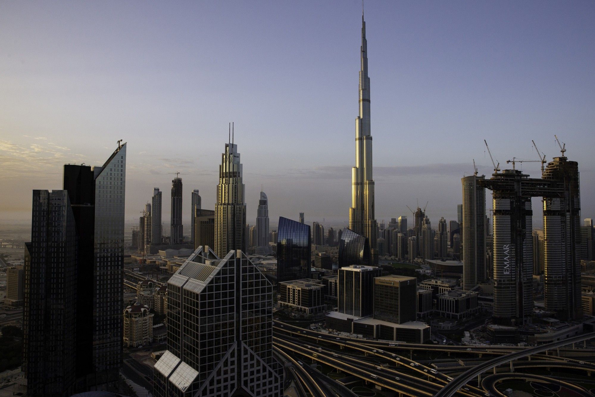 Dubai Real Estate And City Skyline As Gulf Economies Slow Down