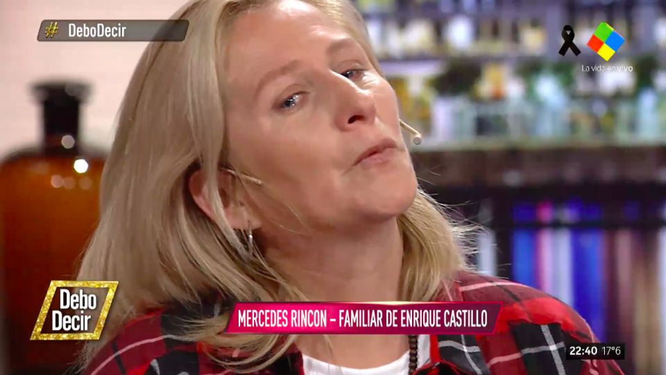 Mercedes Rincon. La esposa del tripulante Enrique Castillo sostiene que en la familia no la conocen.