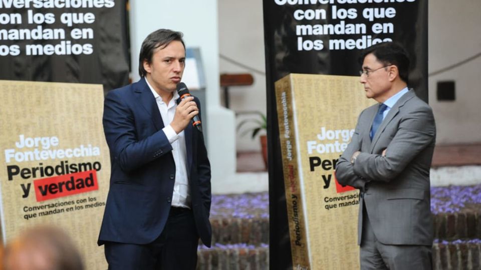 José del Río, durante la presentación del libro.