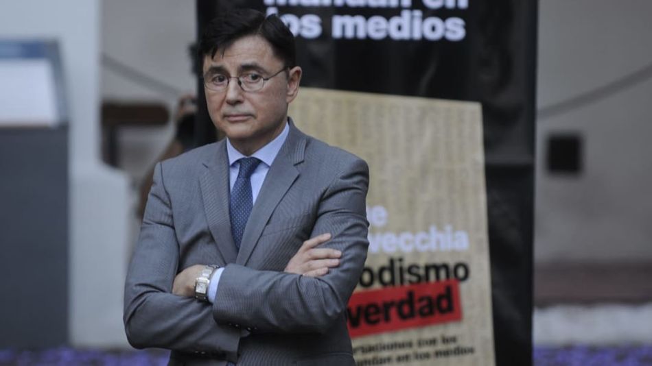Jorge Fontevecchia, durante la presentación de su último libro Periodismo y verdad.