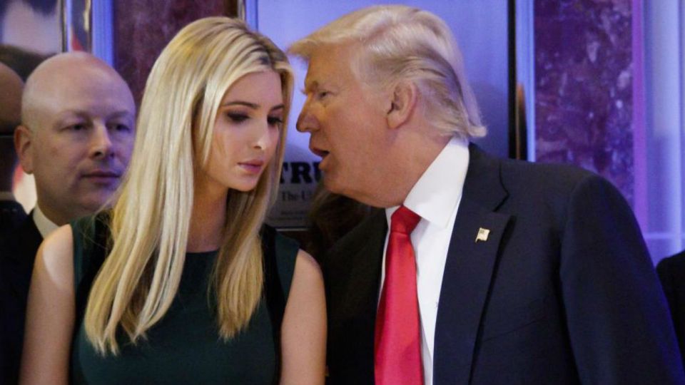 Donald Trump y su hija Ivanka.