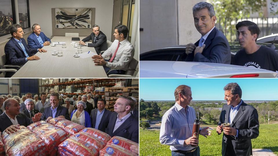 Fotos. Massa, Scharetti, Pichetto y Urtubey no logran capitalizar aún su lanzamiento. Coqueteos con Randazzo, Manzur y Bordet