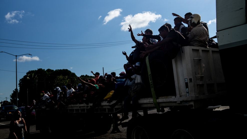 Refugee 'Caravan' Crosses Into Mexico As Trump Says He's Ending Central American Aid