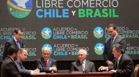 Brasil y Chile firmaron un Tratado de Libre Comercio