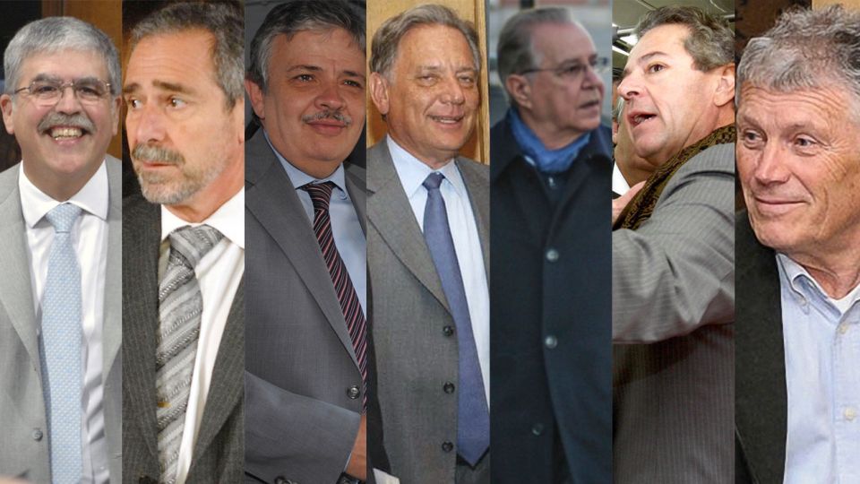 De Vido, Jaime, Schiavi, Roggio, Romero, Cirigliano, Taselli.