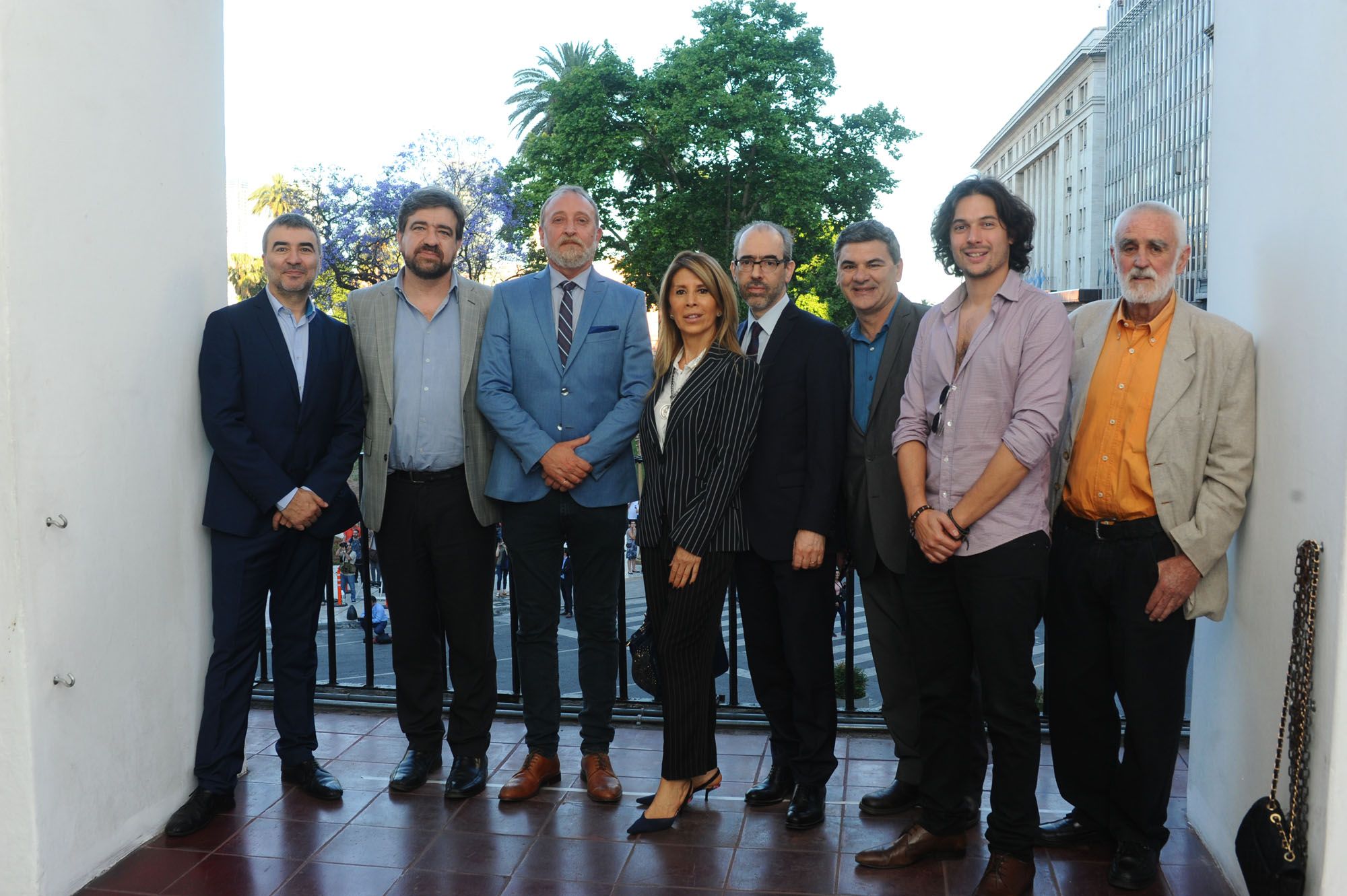 Javier Calvo, Hernán de Goñi, Edi Zunino, Liliana Castaño, Gustavo González, Fernándo González, Agustino Fontevecchia y Andrew Graham Yooll.