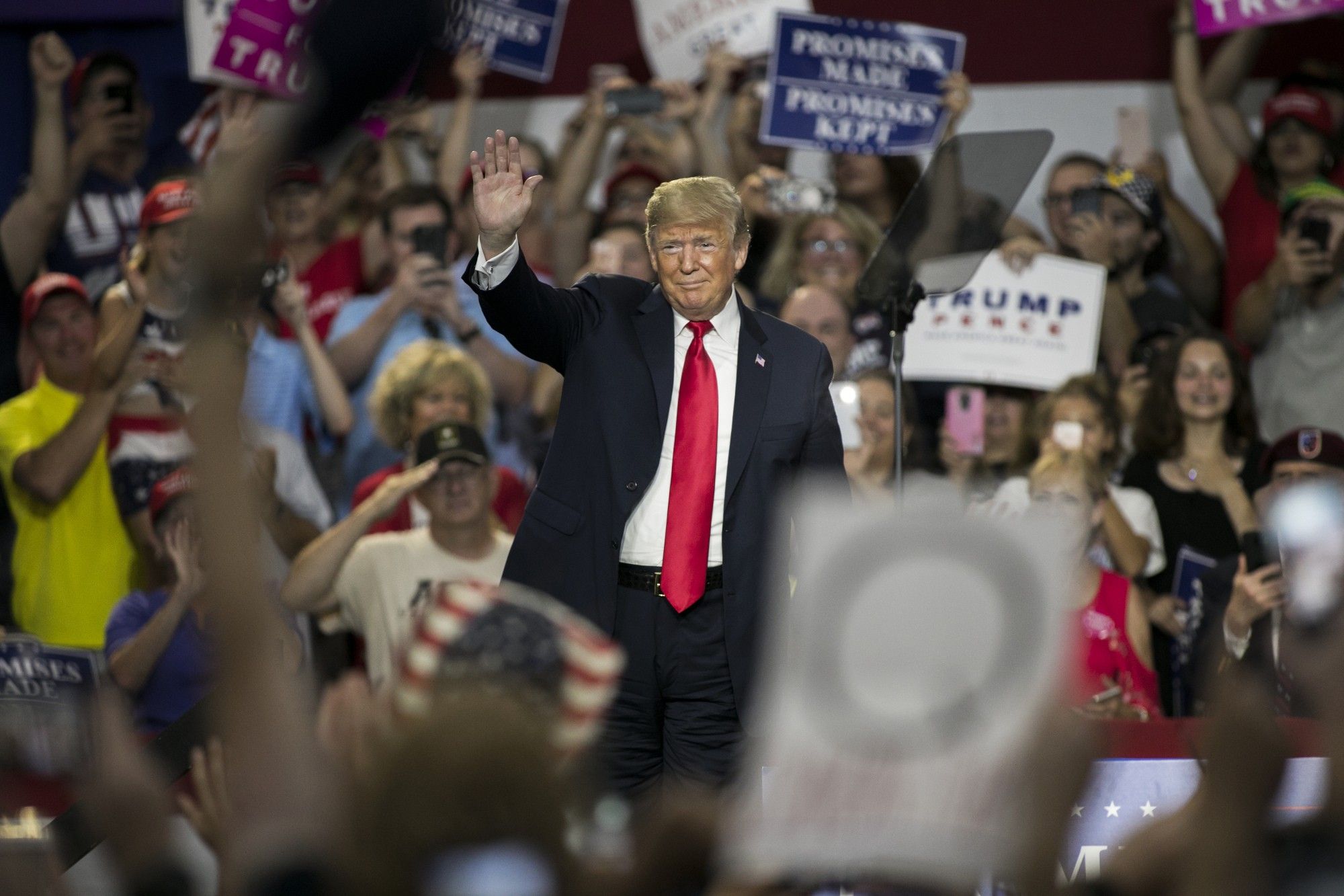 President Trump Holds MAGA Rally In Support Of State Senator Troy Balderson