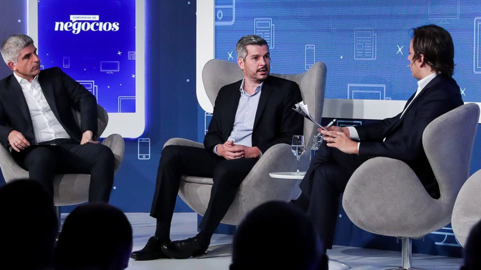Marcos Peña fue entrevistado por los periodistas del matutino José del Río y Martín Rodríguez Yebra.