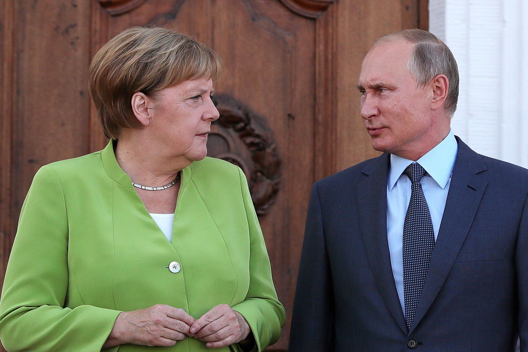 Merkel and Putin