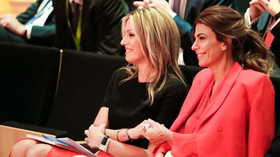 Juliana Awada con la Reina Máxima de Holanda