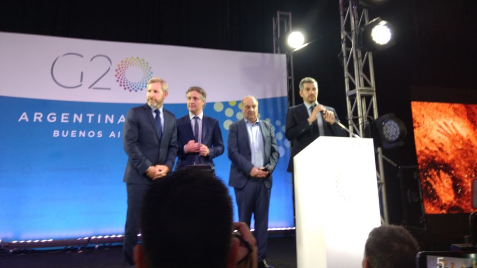 Rogelio Frigerio, Hernán Lombardi y Marcos Peña