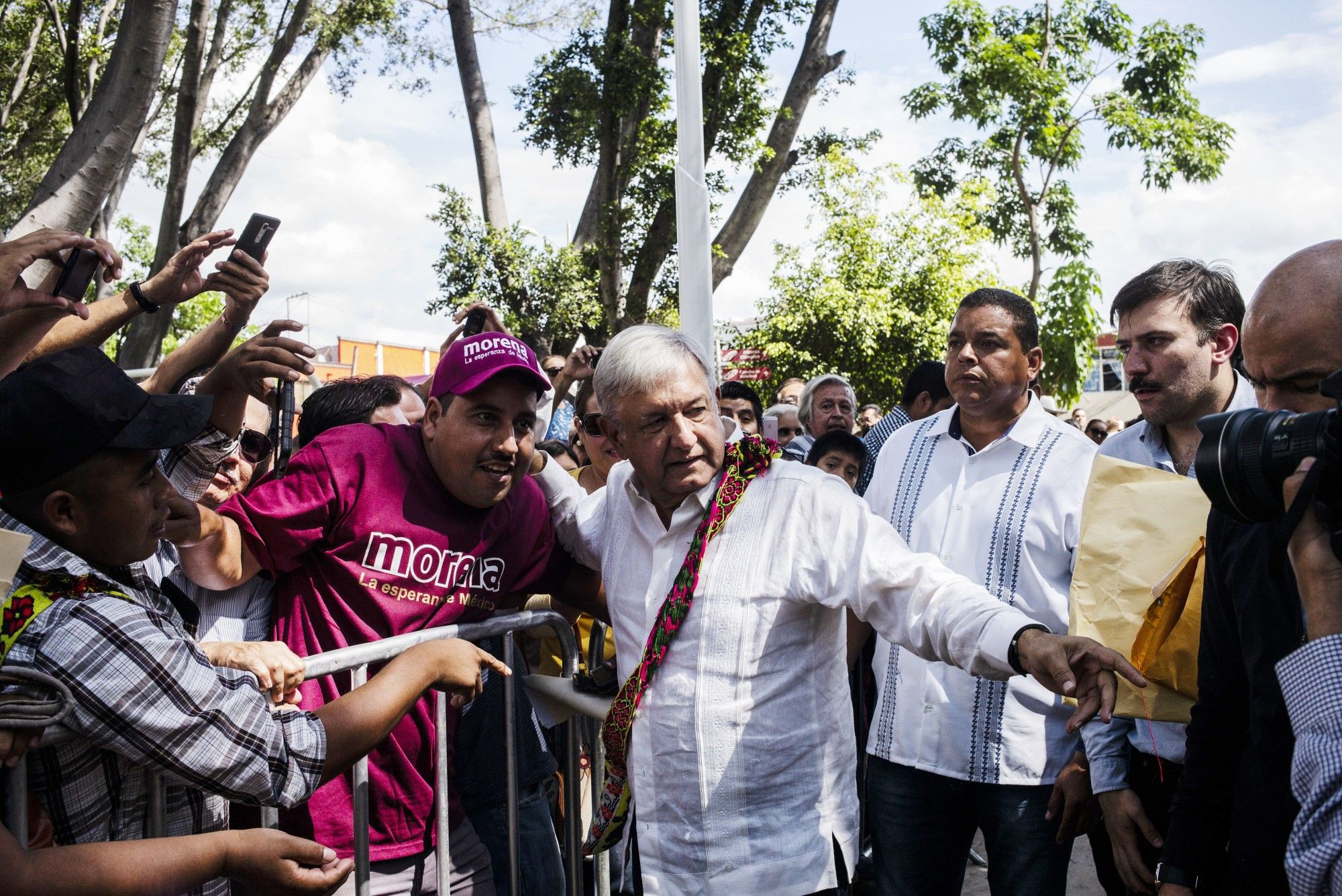 President Elect Lopez Obrador Holds 'Thank You' Tour