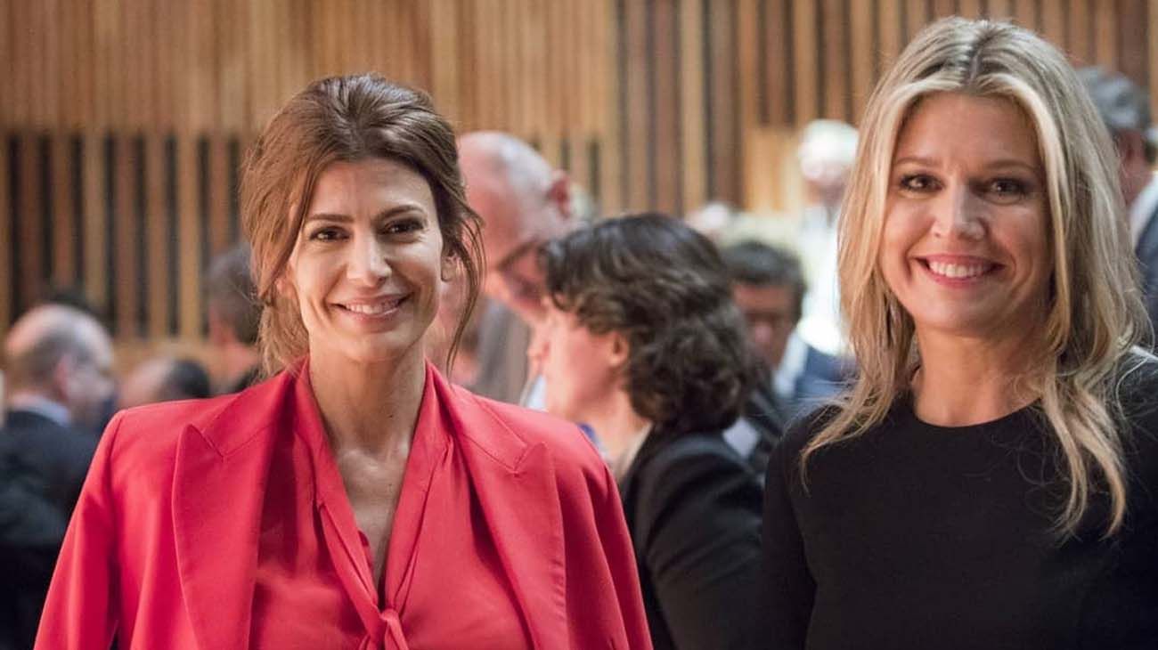 Juliana Awada con la Reina Máxima de Holanda.