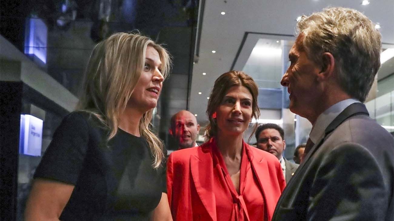 Máxima, Awada y Macri.