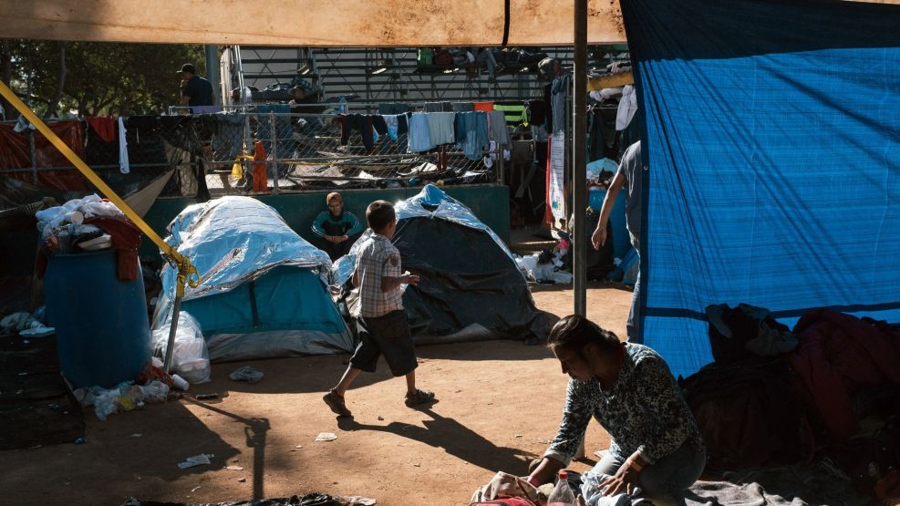 Asylum Seekers At Southern U.S. Border As Trump Threatens Permanent Closure