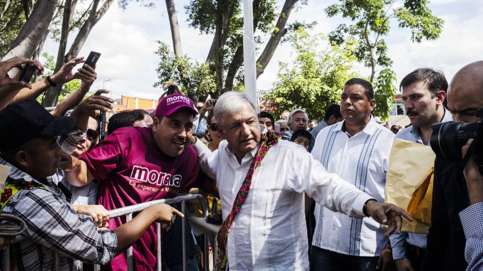 President Elect Lopez Obrador Holds 'Thank You' Tour