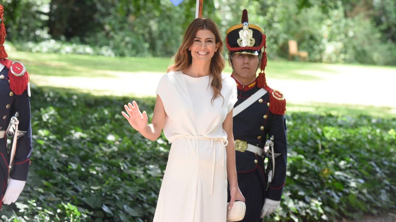 Juliana Awada recibió con un almuerzo a los acompañantes del G20. 