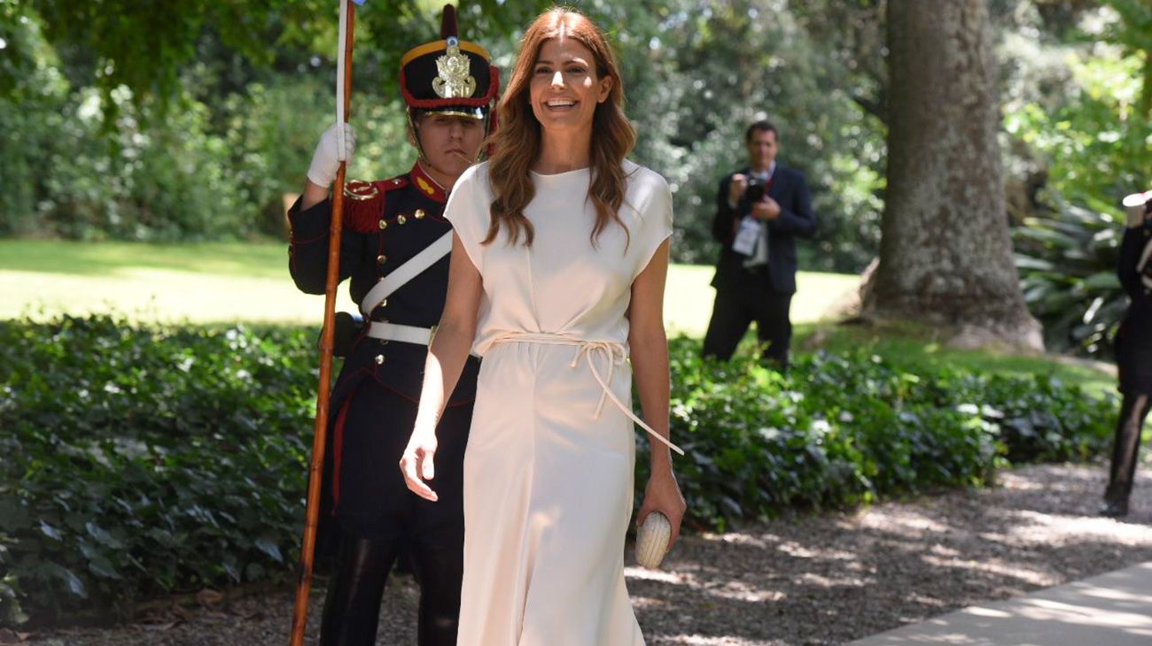 Juliana Awada recibió con un almuerzo a los acompañantes del G20. 