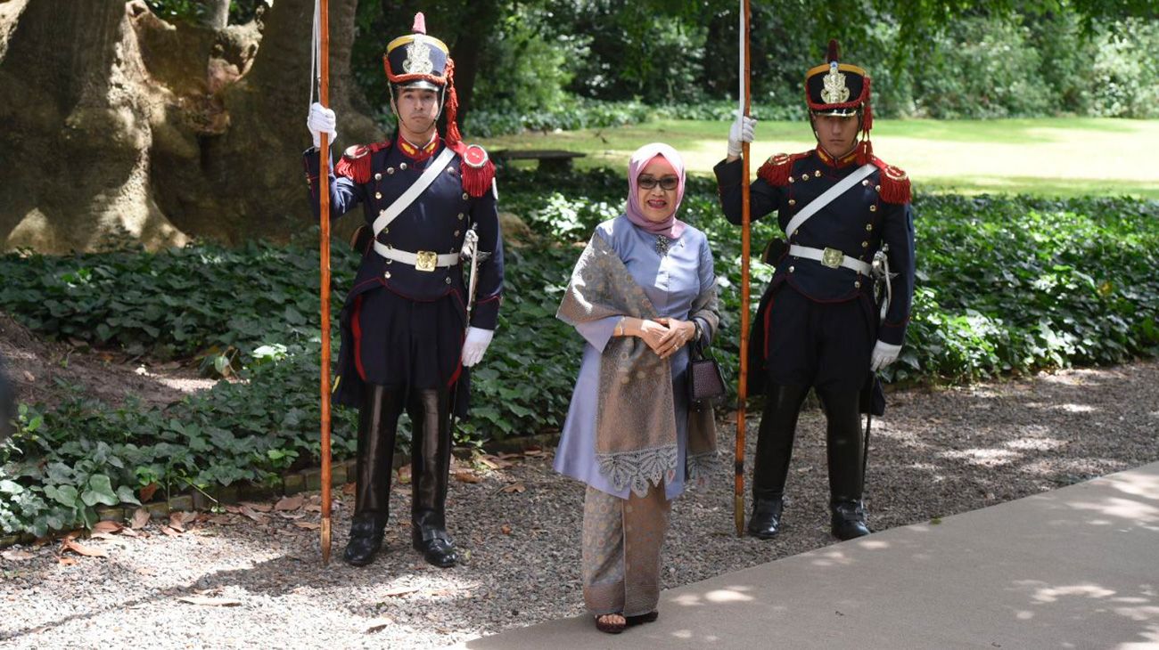 Mufidah Jusif Kalla, esposa del vicepresidente de Indonesia. 