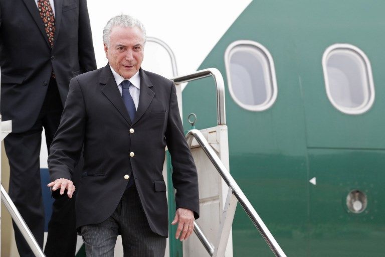 Michel Temer, presidente de Brasil.