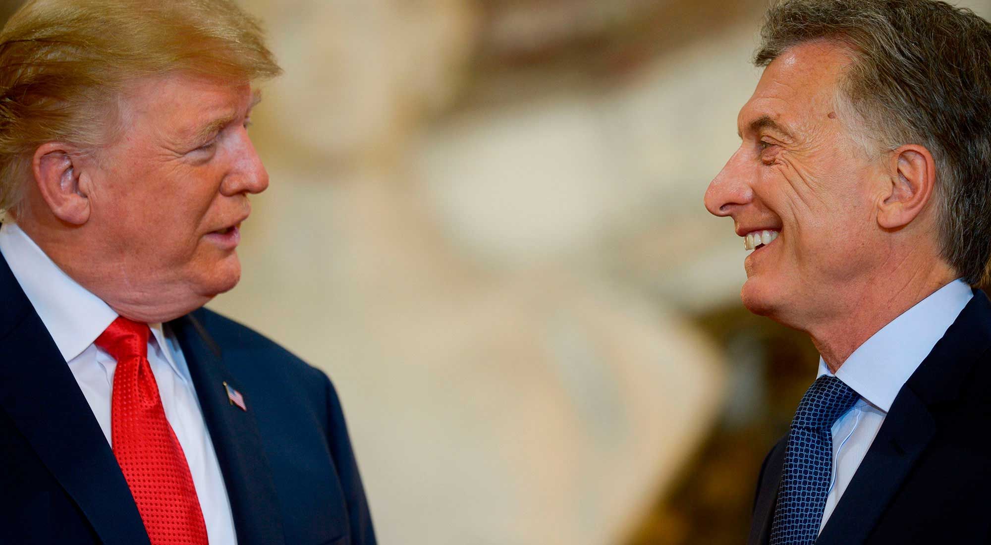 La mejores fotos del encuentro entre Mauricio Macri y Donald Trump  Perfil