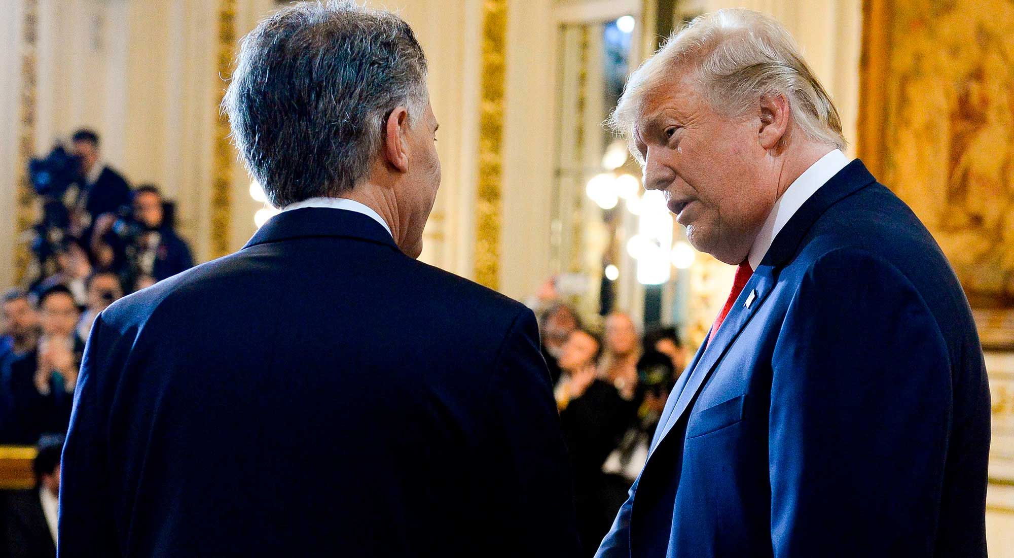 El presidente Macri recibó al presidente de los Estados Unidos, Dondald Trump