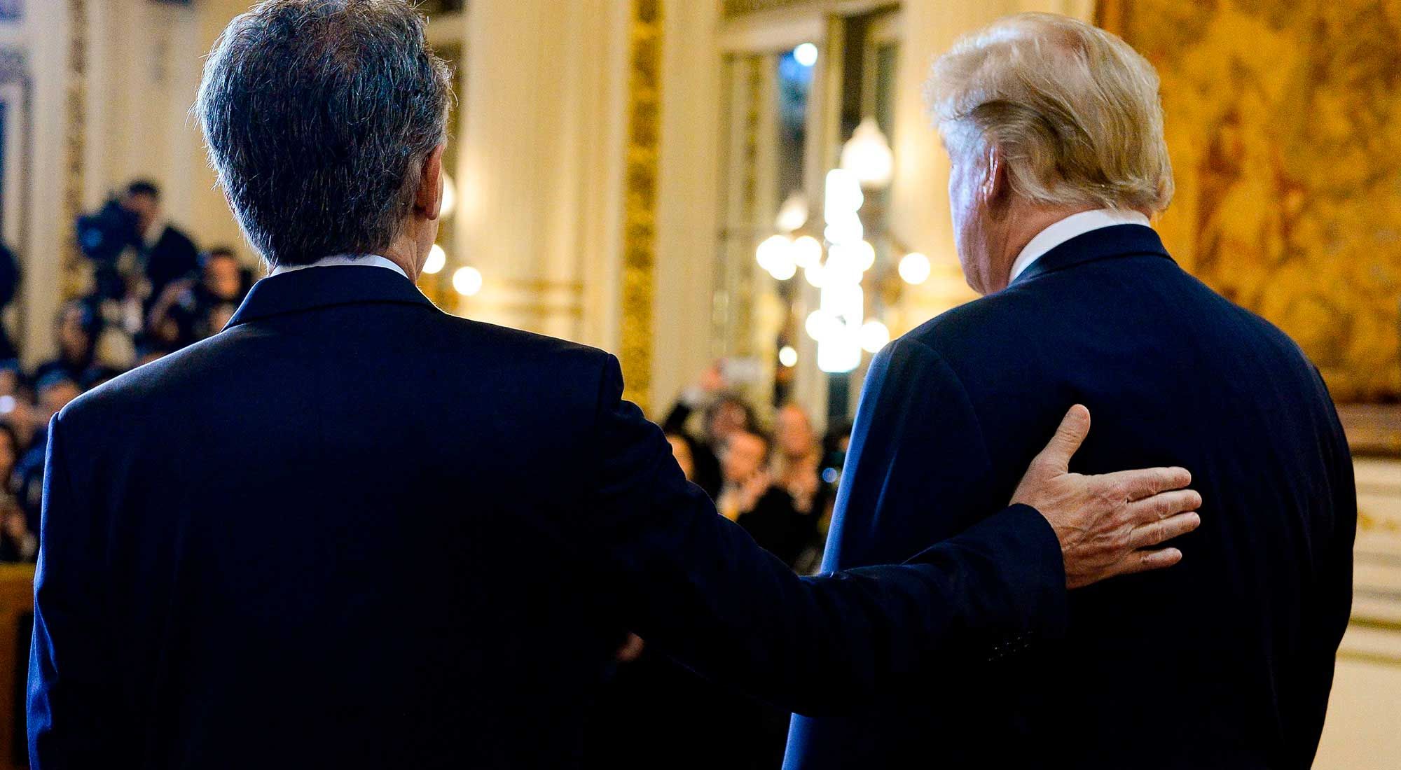 El presidente Macri recibó al presidente de los Estados Unidos, Dondald Trump