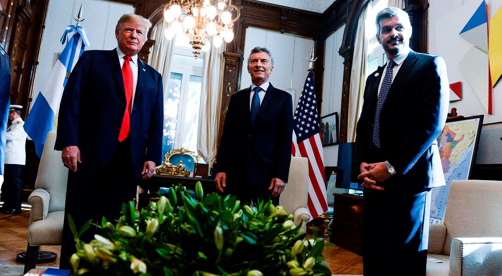 El presidente Macri recibó al presidente de los Estados Unidos, Dondald Trump