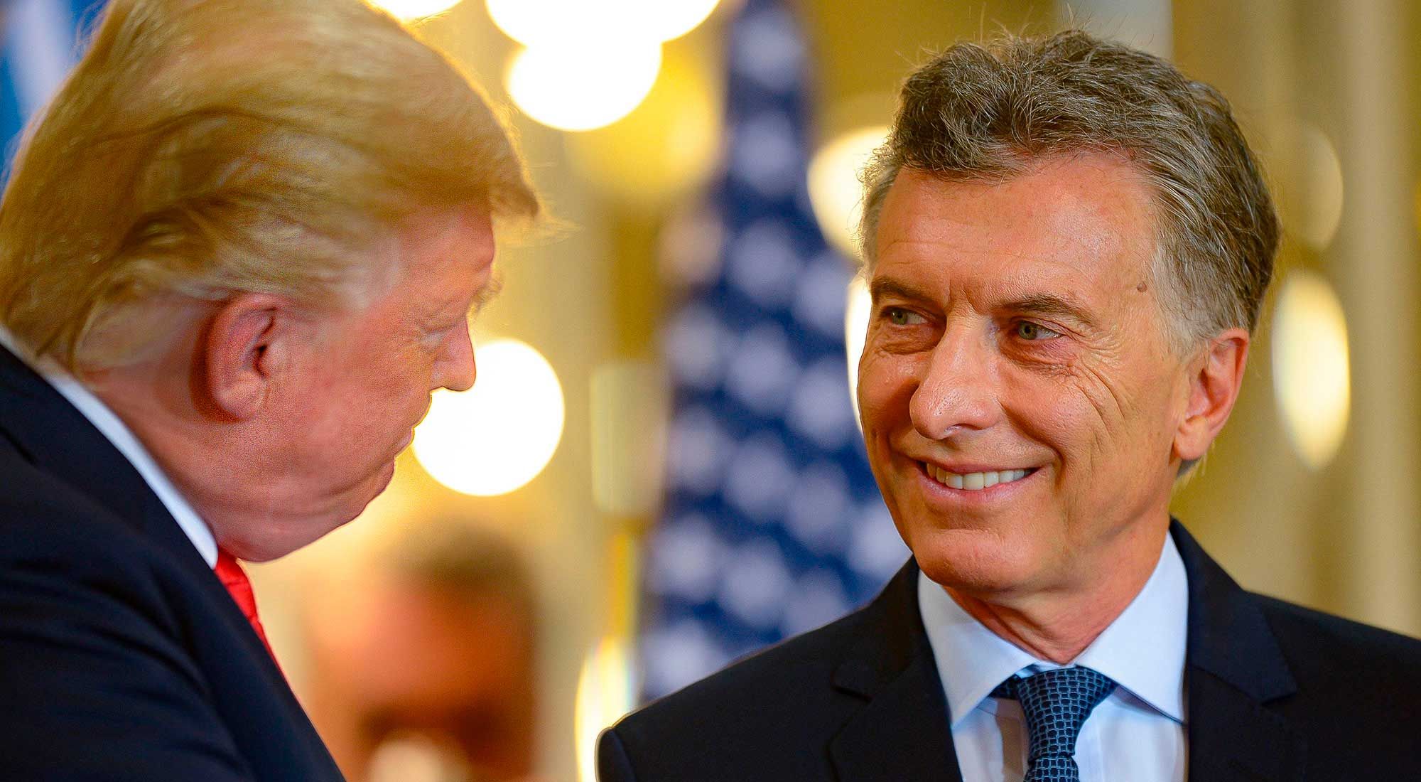 El presidente Macri recibó al presidente de los Estados Unidos, Dondald Trump