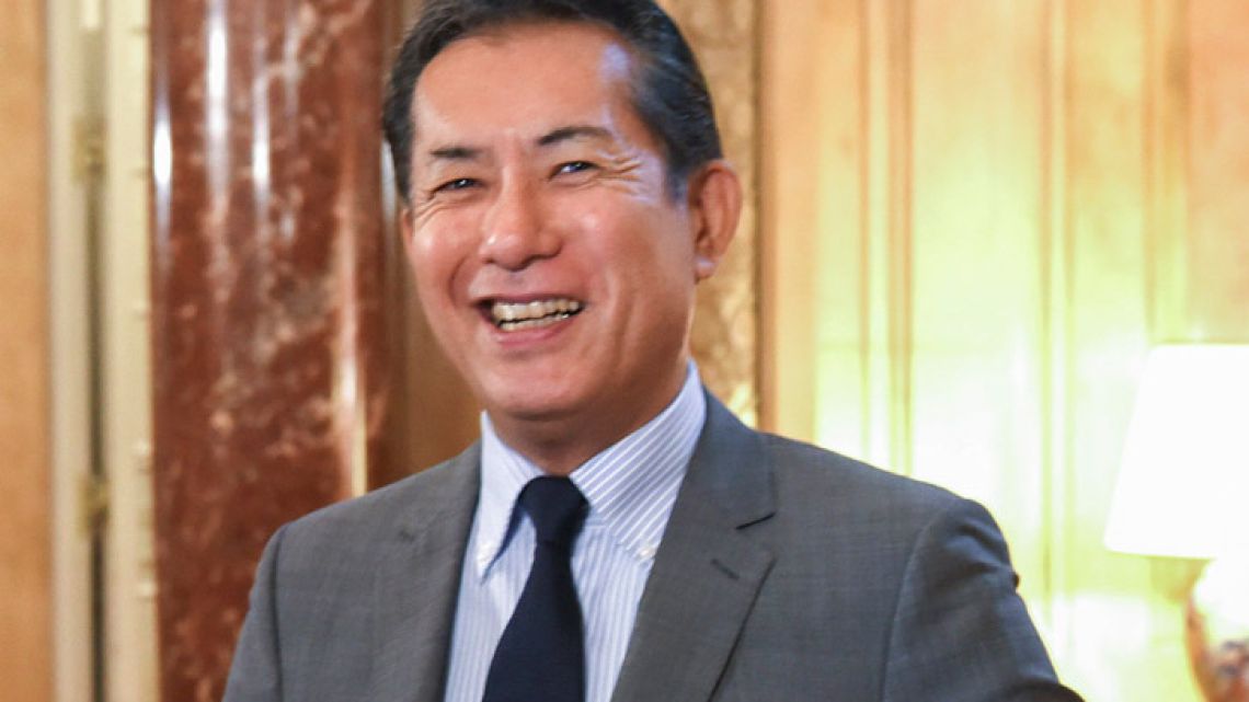 Japan's Ambassador to Argentina Noriteru Fukushima.
