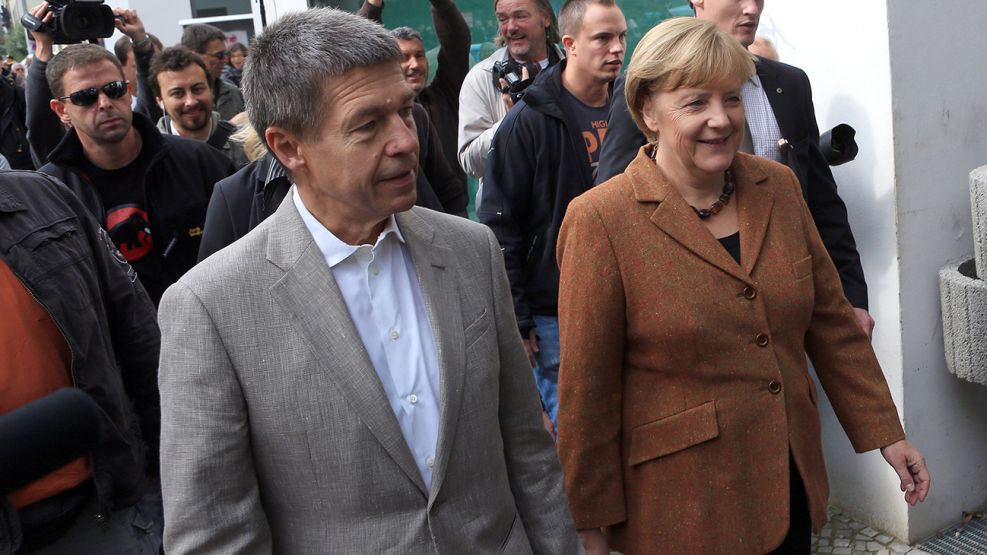 Ángela Merkel y Joachim Sauer. 11302018
