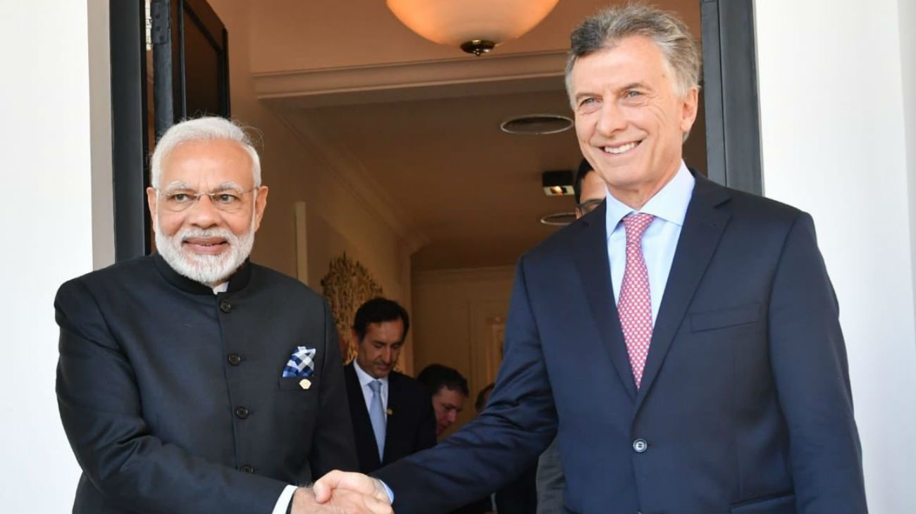 El Presidente promovió un acuerdo para que India sea sede del G20 en 2022