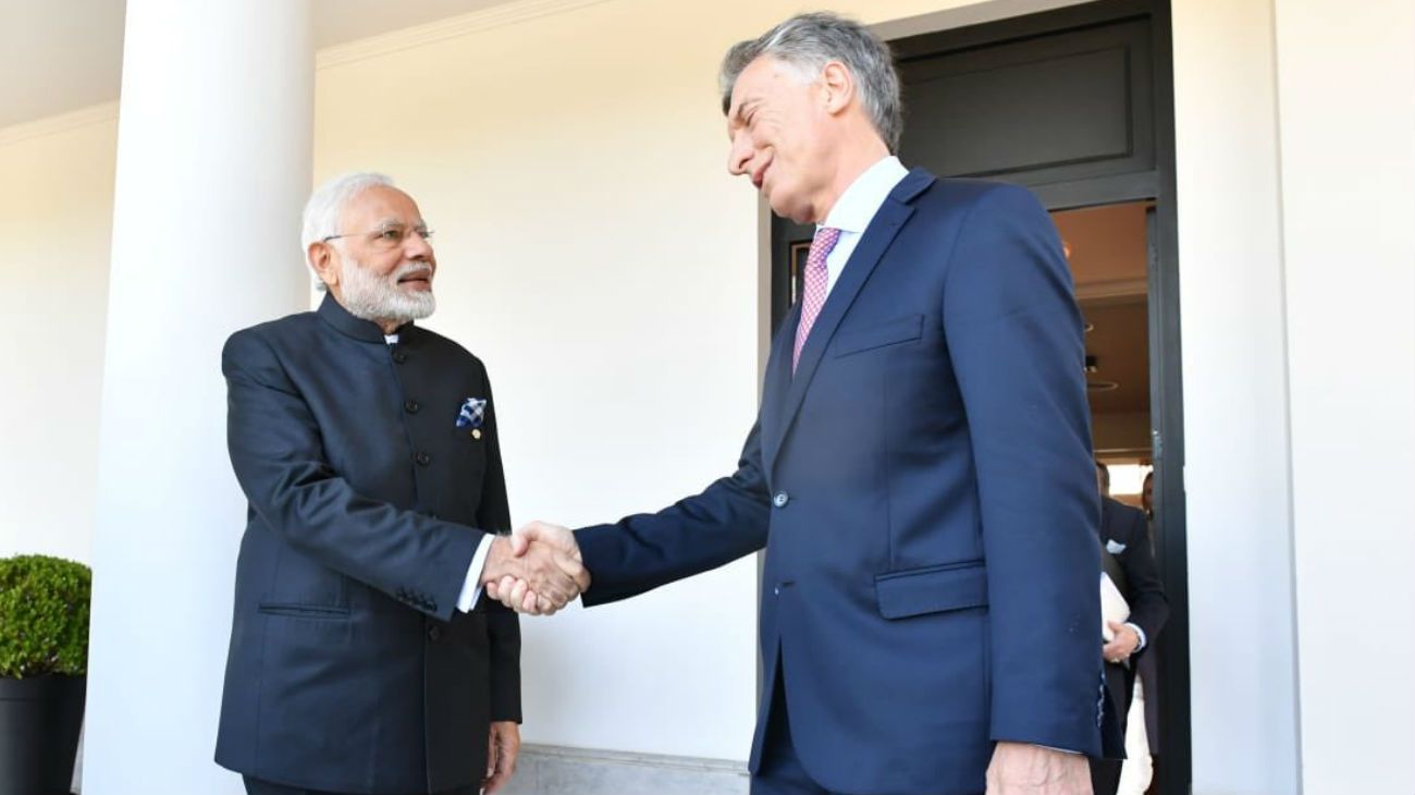 Mauricio Macri recibió en Olivos al mandatario de la India Narenda Modi