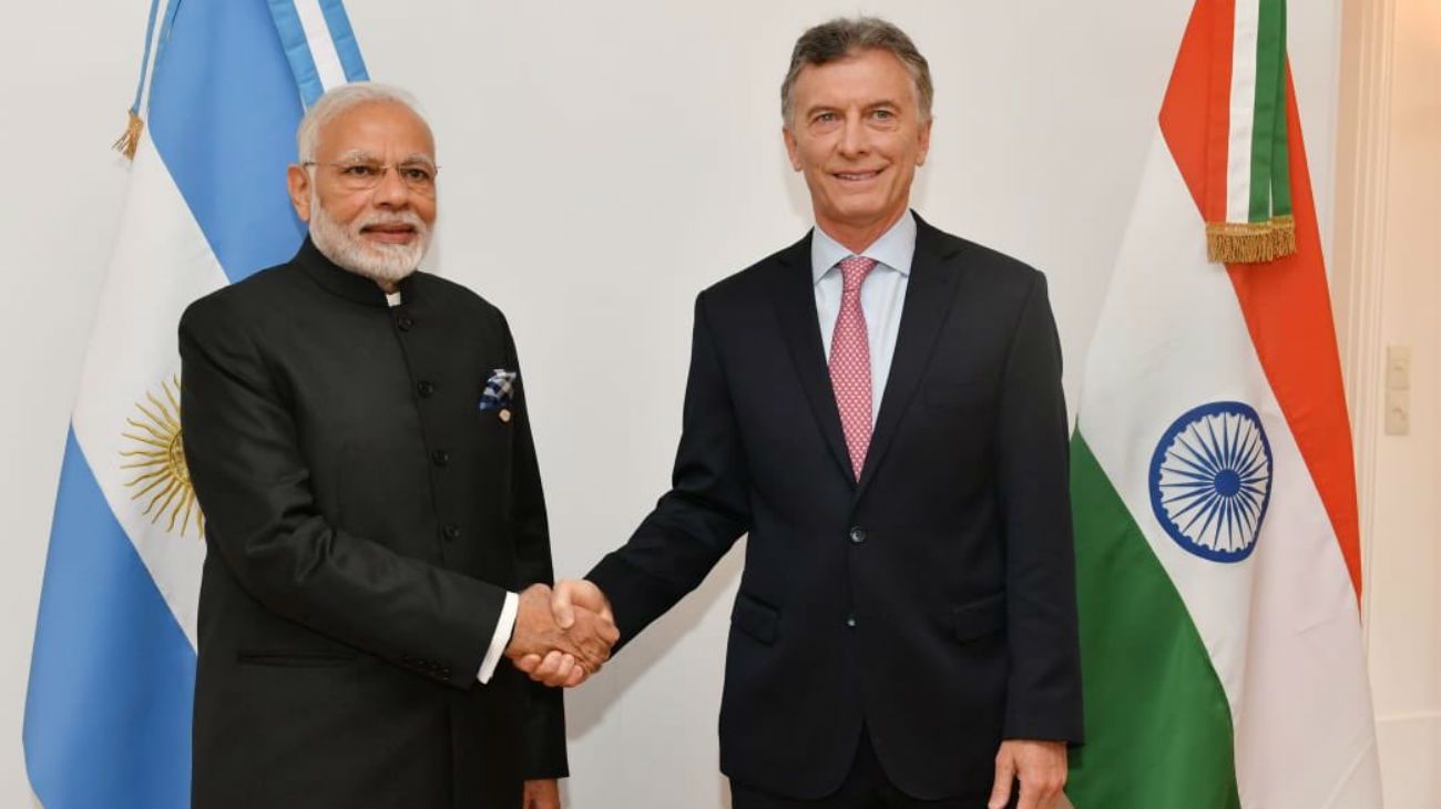 Mauricio Macri recibió en Olivos al mandatario de la India Narenda Modi