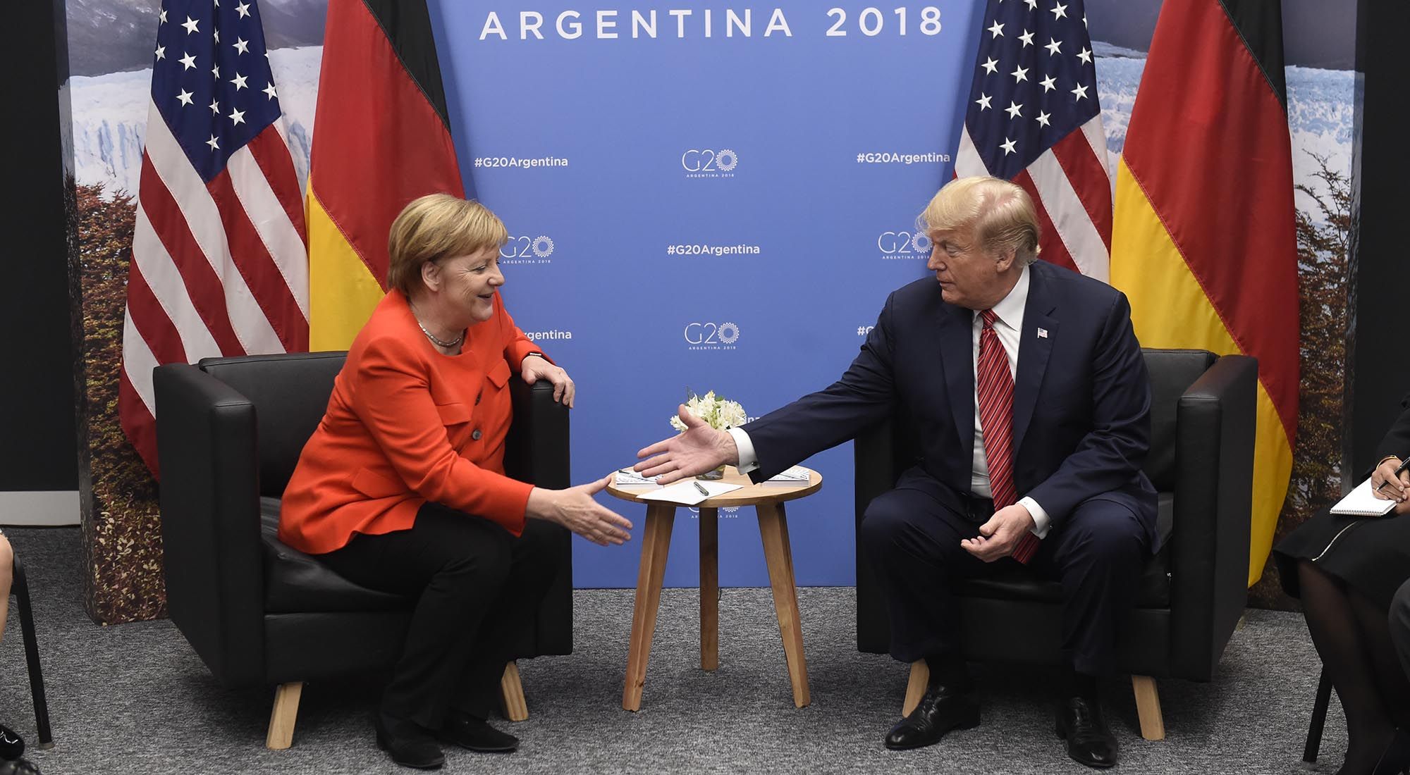 Merkel y Trump