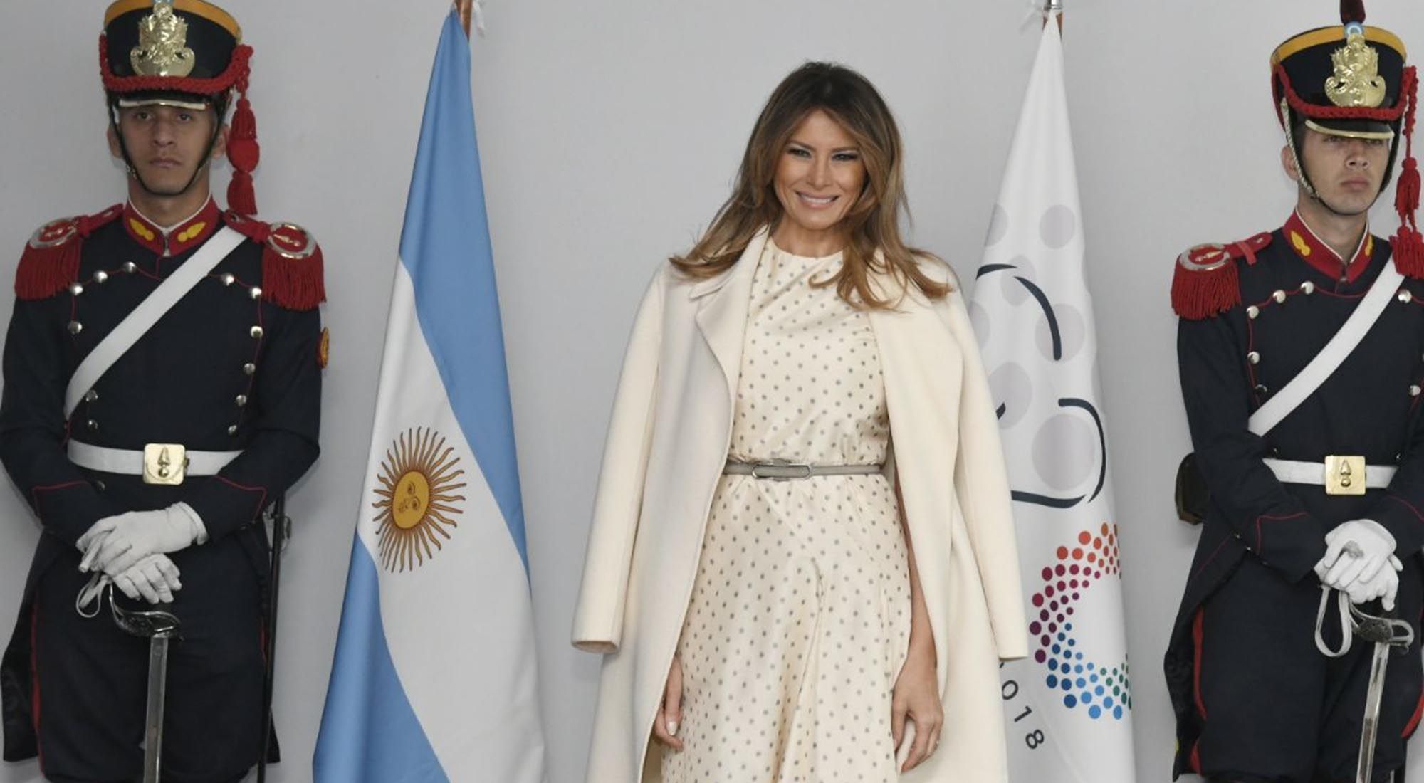 Melania Trump, esposa del magnate republicano de norteamérica.