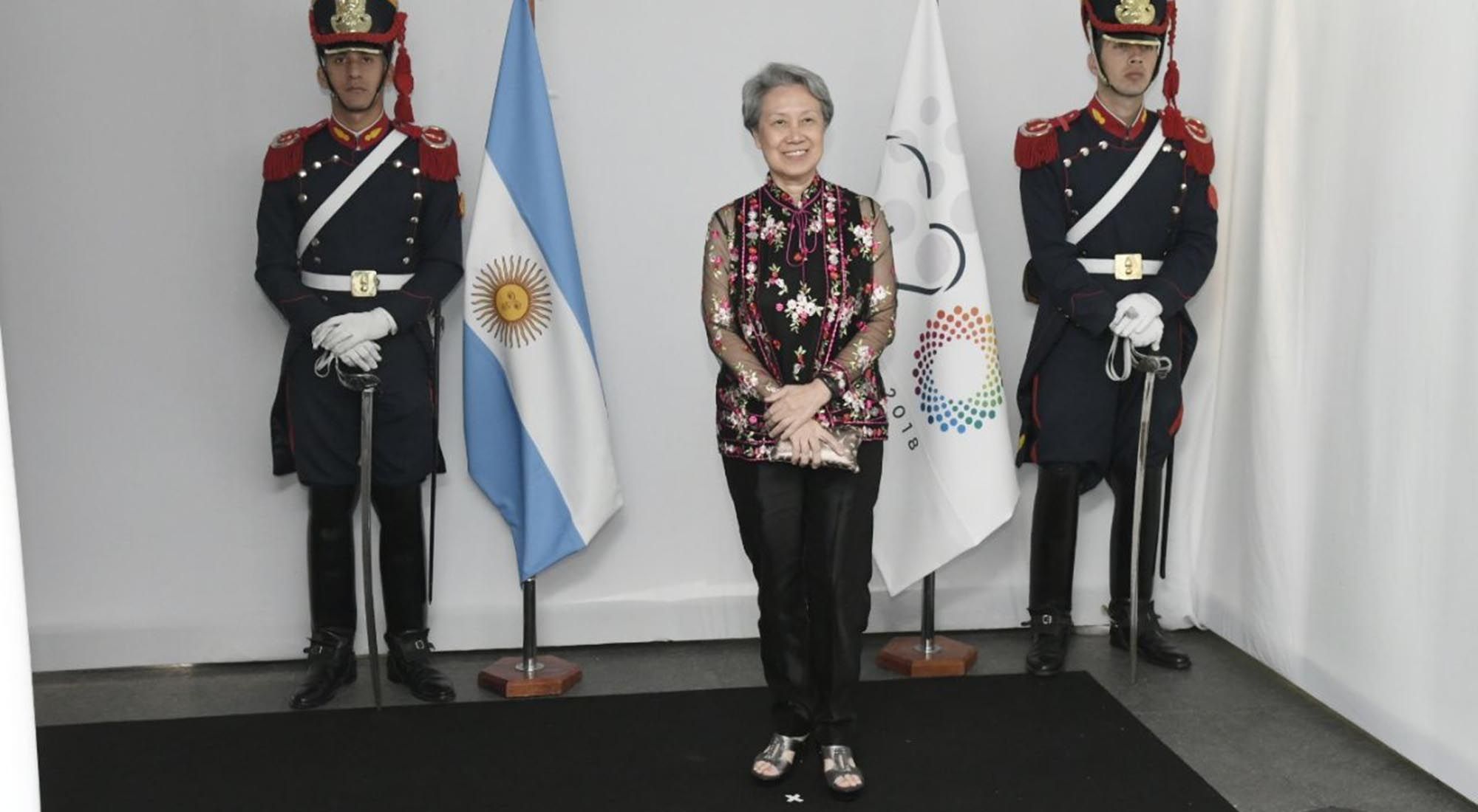 Las primeras damas en un evento del g20