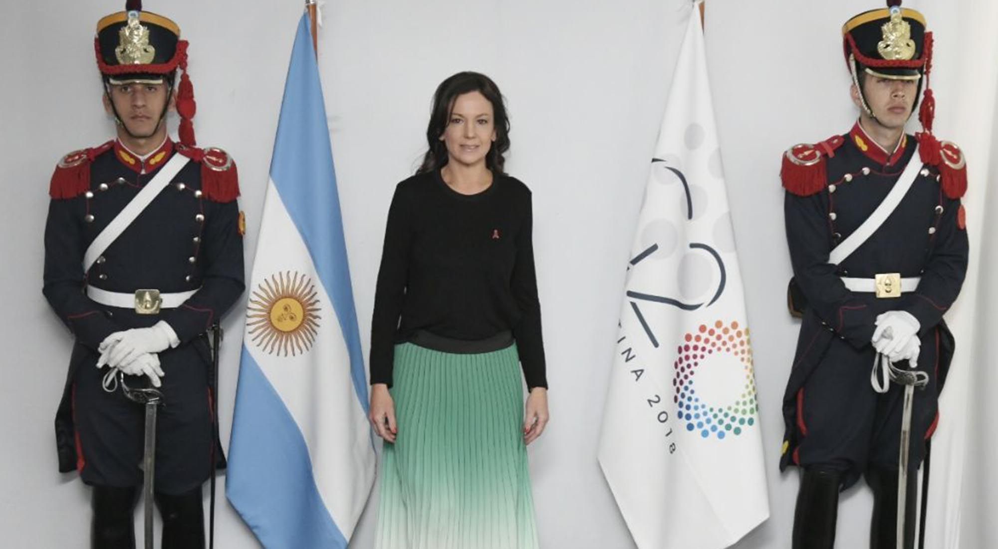 Las primeras damas en un evento del g20