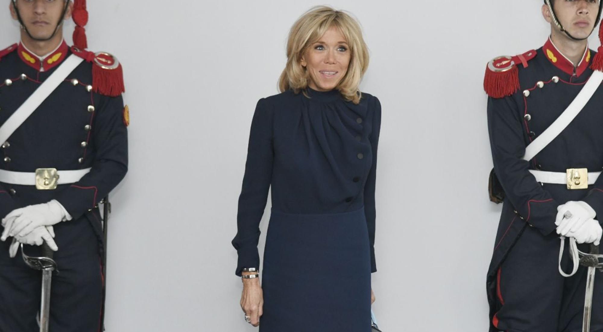 Brigitte Macron, esposa del mandatario de Francia.