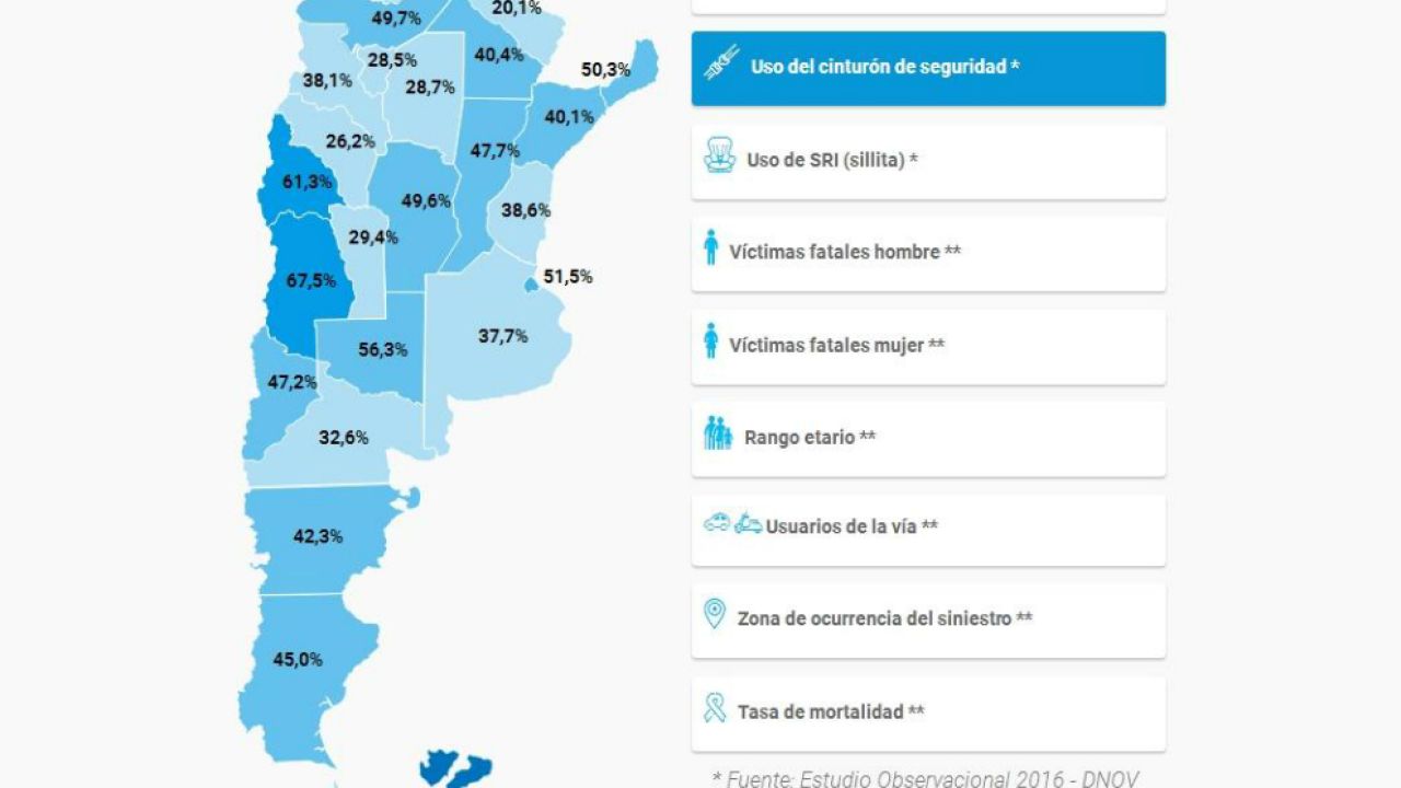 Parabrisas Seguridad Vial Lanzan Un Mapa Interactivo Con Estadísticas