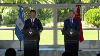 Xi Jinping y Mauricio Macri durante la conferencia de prensa.