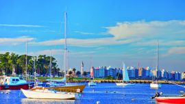 la activa vida de la capital uruguaya